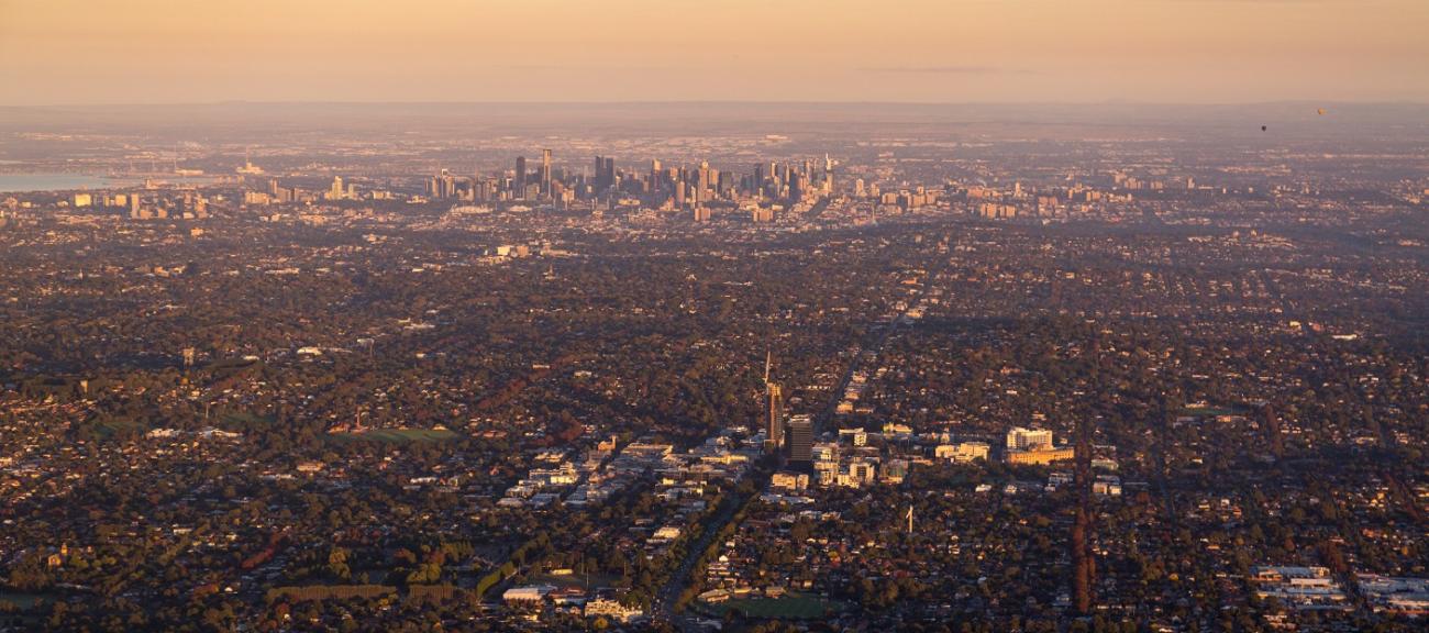 Box Hill Aerial Image